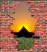 Brick Wall Pyramid
